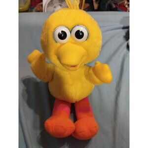 1996 TYCO Sesame Street Tickle Me Big Bird Vintage 11" Plush Toy